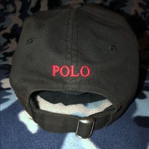 Polo by Ralph Lauren, StrapBack Black & Red